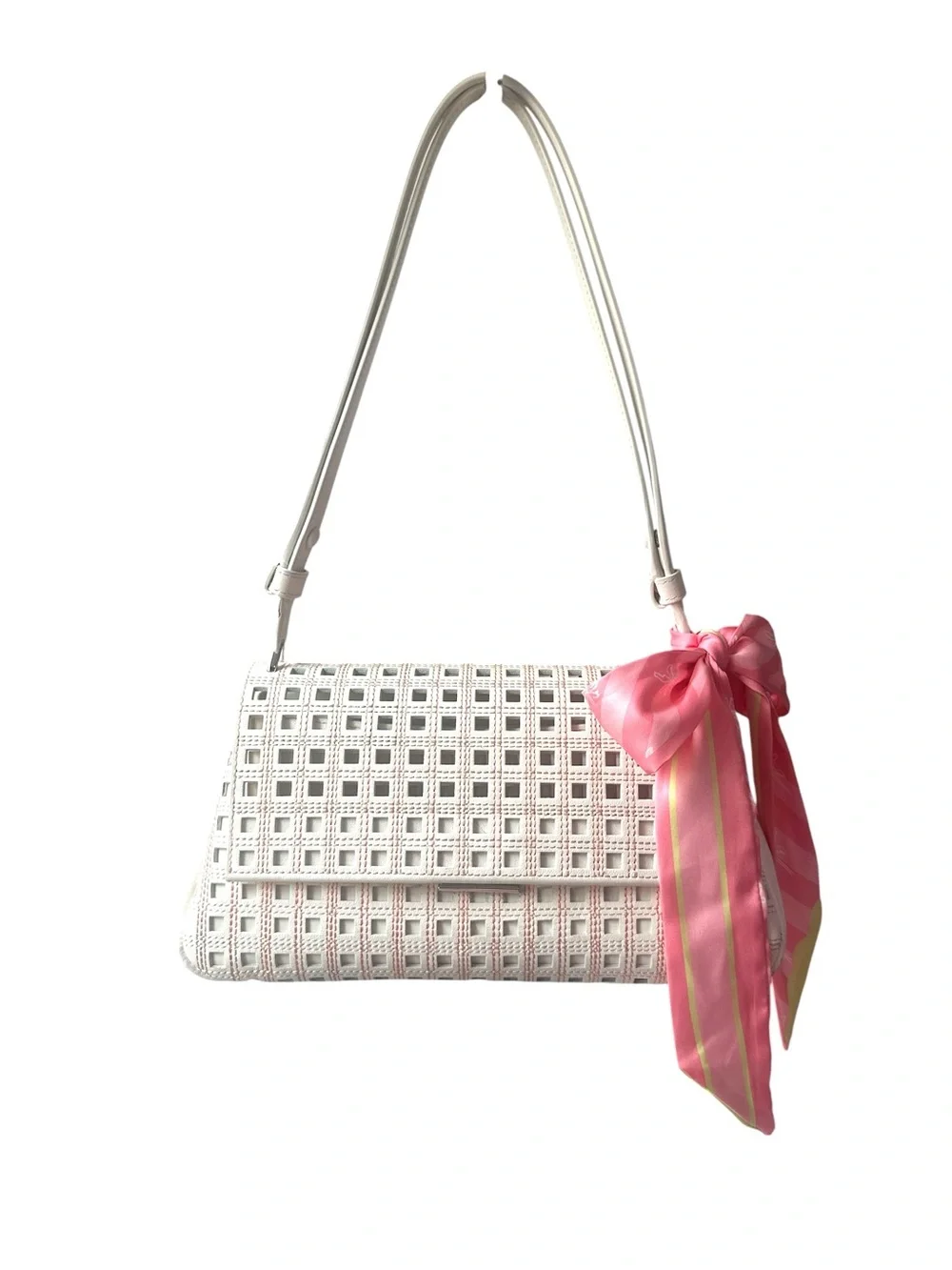Kate Spade Grace Perforated Convertible Shoulder Bag With Dust Bag and Scarf.